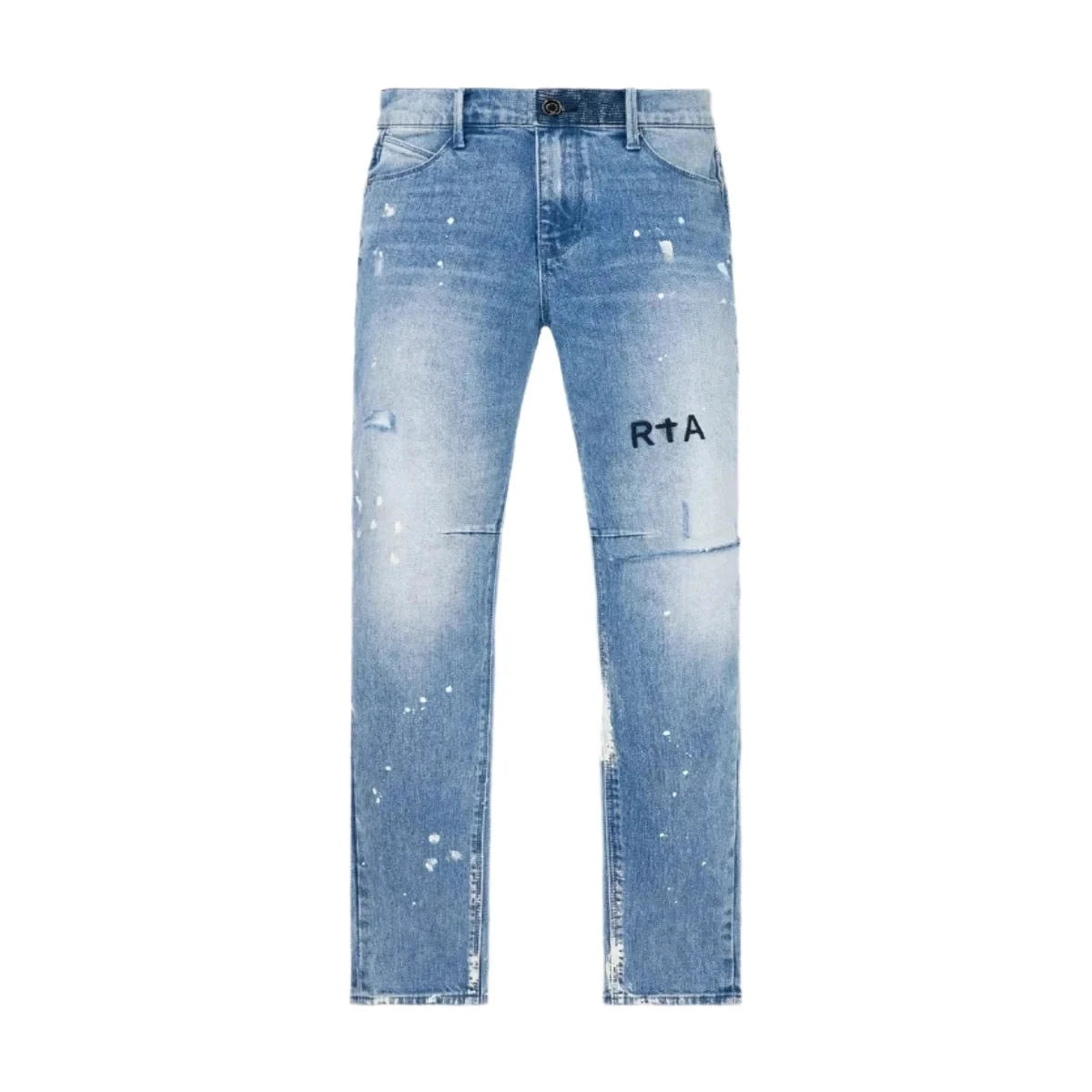 RTA Clayton Jeans Distressed White Paint