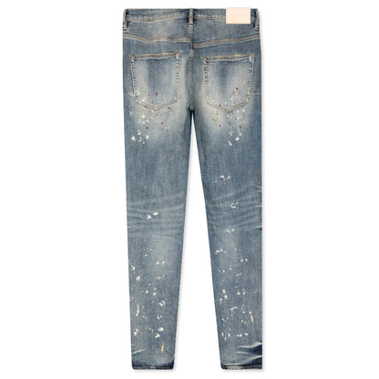 Purple Denim Vintage Spotted Indigo Jeans