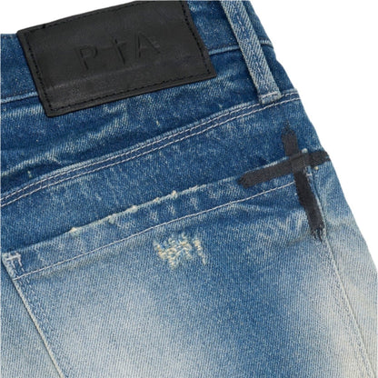 RTA Oliver Jeans Stacked Medium Blue