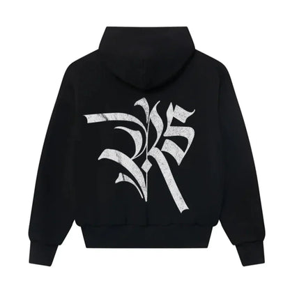 REVIVE STUDIOS FULL ZIP HOODIE BLACK