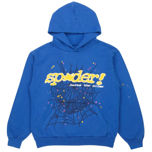 Sp5der Worldwide Sweatshirt TC Blue