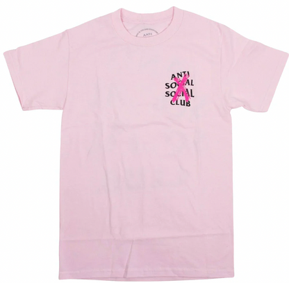 Anti Social Social Club Tee Cancelled Pink