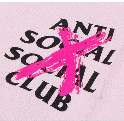 Anti Social Social Club Tee Cancelled Pink