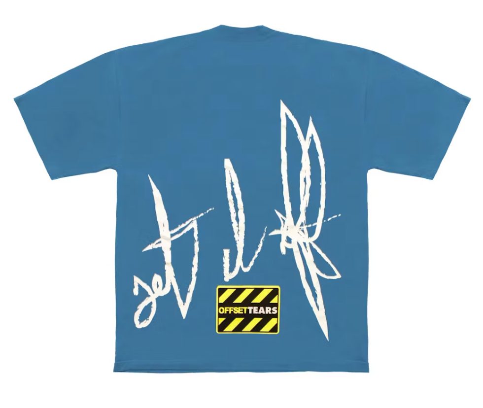 Denim Tears x Offset Set It Off #2 T-Shirt Blue