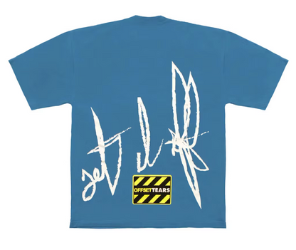 Denim Tears x Offset Set It Off #2 T-Shirt Blue