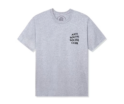 Anti Social Social Club Tee Cherry Blossom Grey