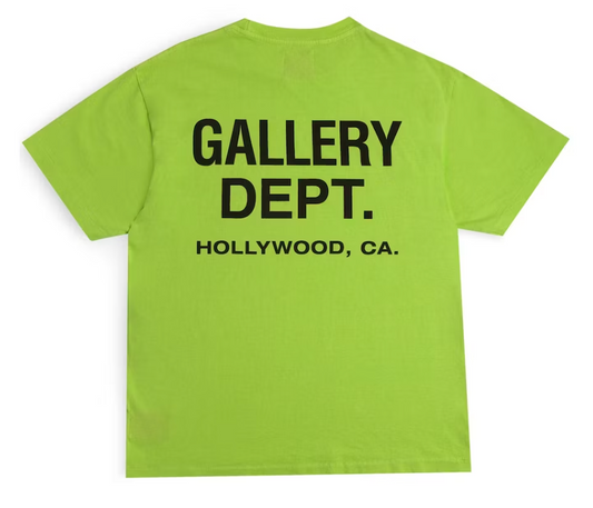 Gallery Dept. T-Shirt Souvenir Lime Green