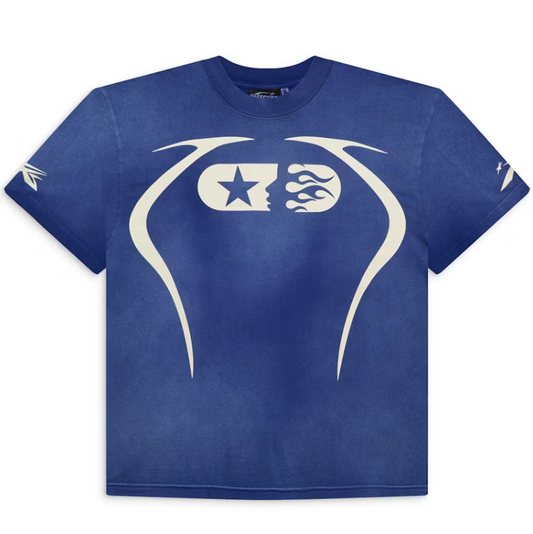 Hellstar Sports Warm Up T-Shirt Blue