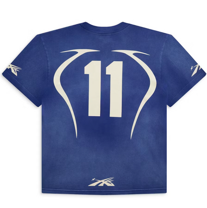 Hellstar Sports Warm Up T-Shirt Blue