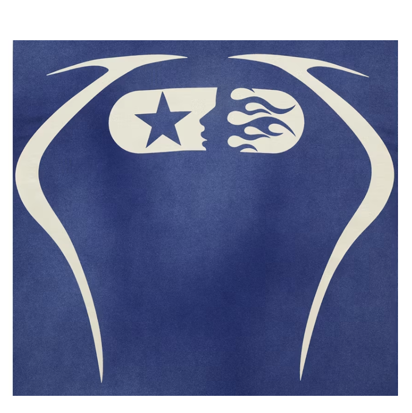 Hellstar Sports Warm Up T-Shirt Blue