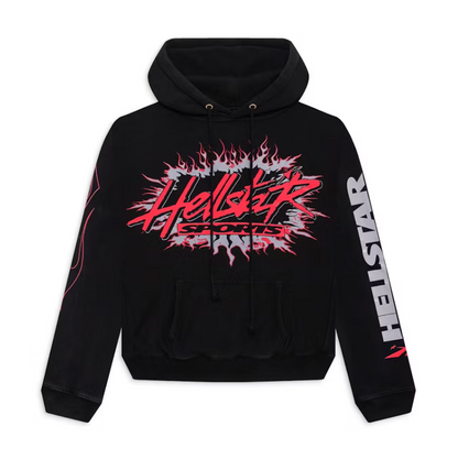 Hellstar Sports Future Flame Hoodie Black