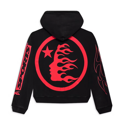 Hellstar Sports Future Flame Hoodie Black