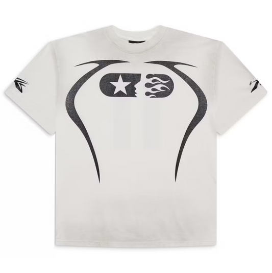 Hellstar Sports Warm Up T-Shirt White