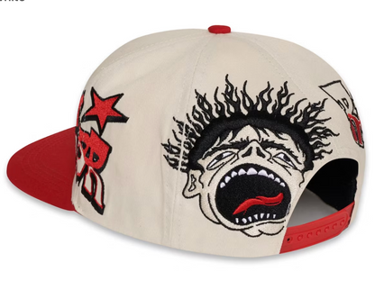 Hellstar Records Hat Snapback Red