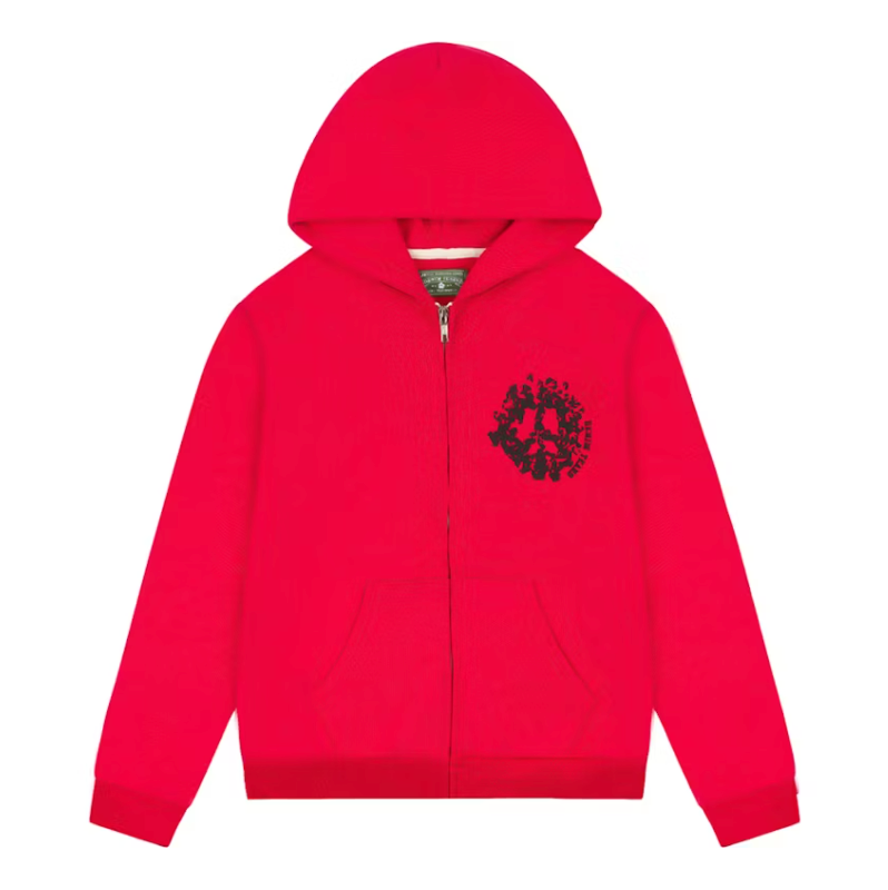 Denim Tears Denim University Zip Hoodie Red