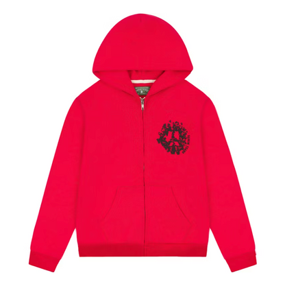 Denim Tears Denim University Zip Hoodie Red