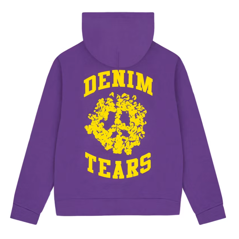 Denim Tears Denim University Zip Hoodie Purple