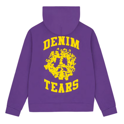 Denim Tears Denim University Zip Hoodie Purple