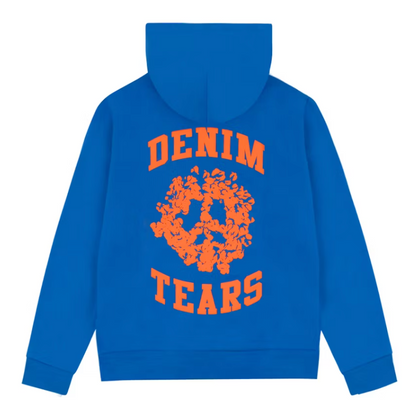 Denim Tears Denim University Zip Hoodie Royal Blue