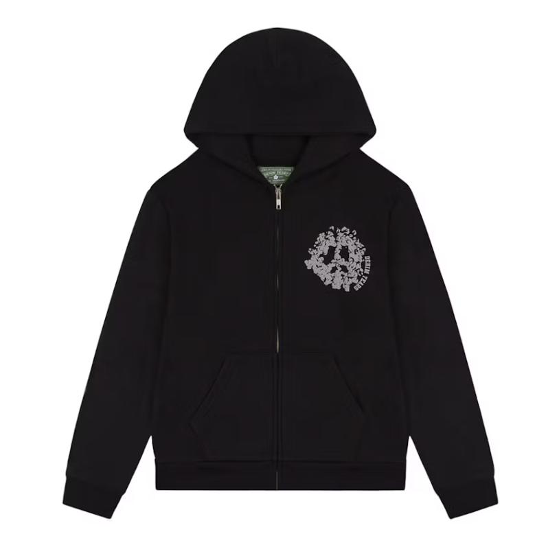 Denim Tears Denim University Zip Hoodie Black