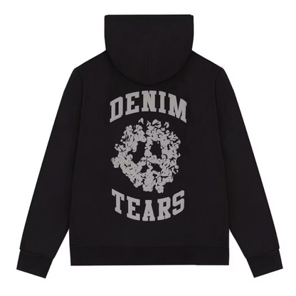 Denim Tears Denim University Zip Hoodie Black