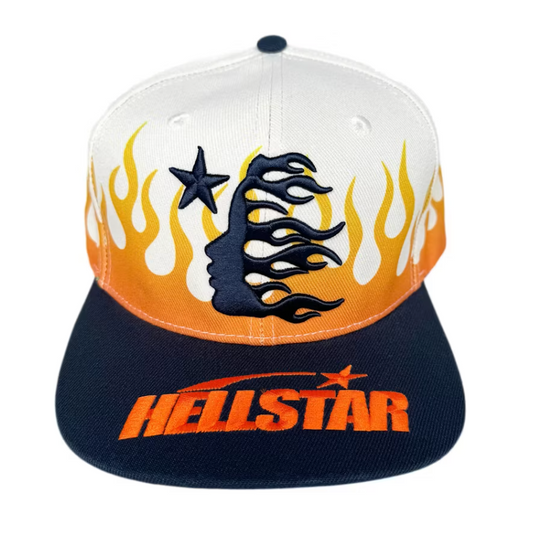 Hellstar Flame Vintage Snapback Hat