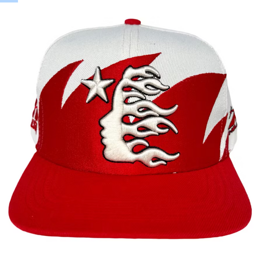 Hellstar Shark Teeth Snapback Off Red