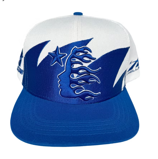 Hellstar Shark Teeth Snapback Blue