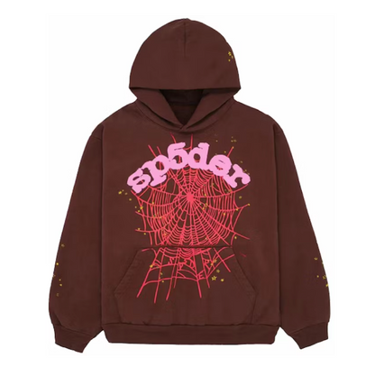 Sp5der Web OG Hoodie Brown