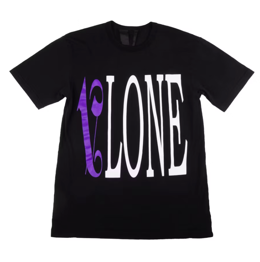 Vlone x Palm Angels T-shirt Black Purple