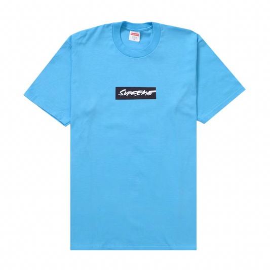 Supreme Futura Box Logo Tee Bright Blue