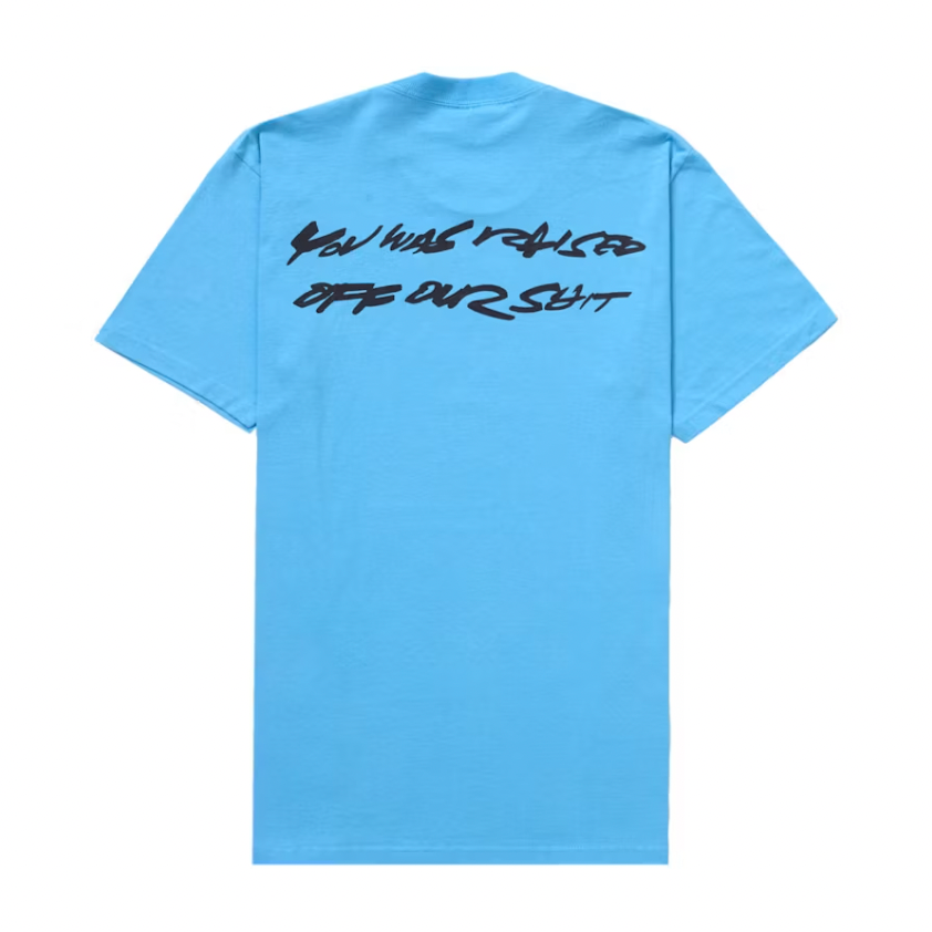 Supreme Futura Box Logo Tee Bright Blue