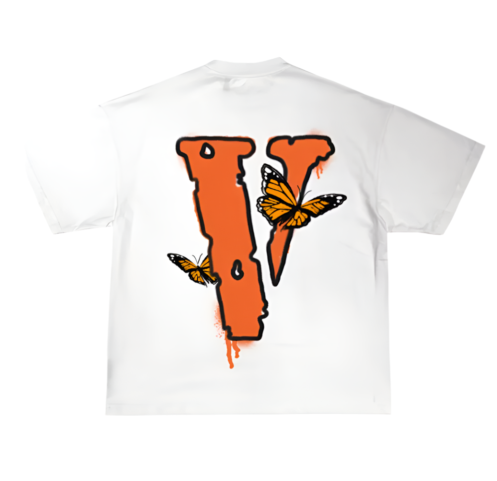 Juice Wrld x Vlone Butterfly T-Shirt White