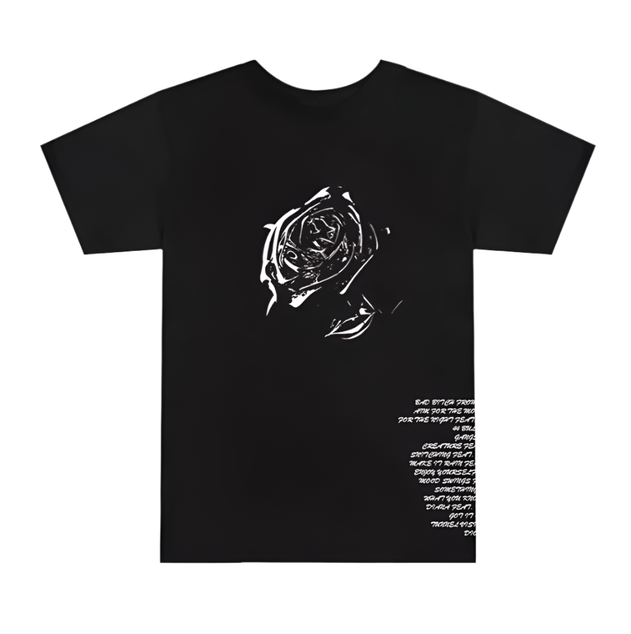 Pop Smoke x Vlone Tracklist T-Shirt Black