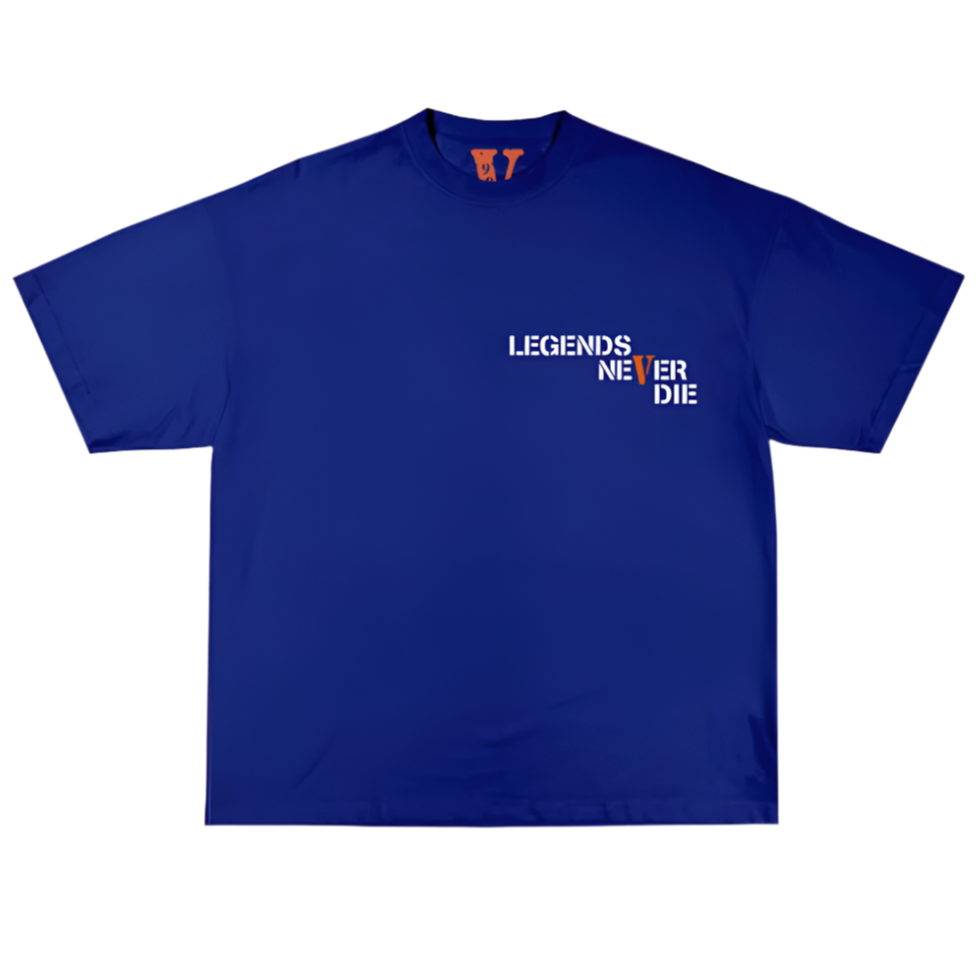 Juice Wrld x Vlone 999 T-Shirt Blue
