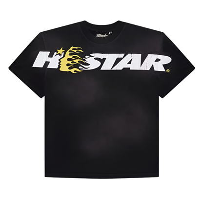 Hellstar Studios Cartoon Logo T-Shirt Yellow