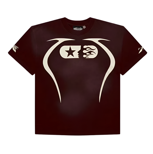 Hellstar Sports Warm Up T-Shirt Brown