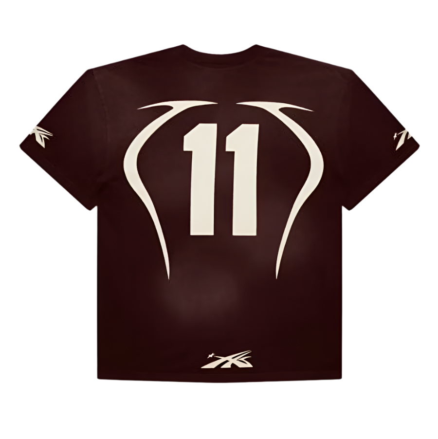 Hellstar Sports Warm Up T-Shirt Brown