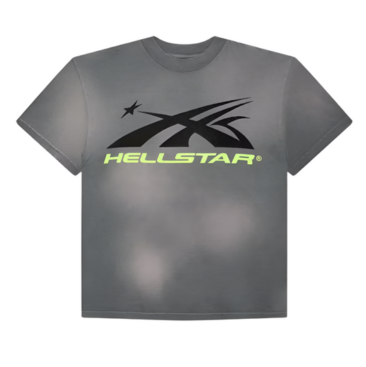 Hellstar Sports Core Logo Gel T-Shirt Grey