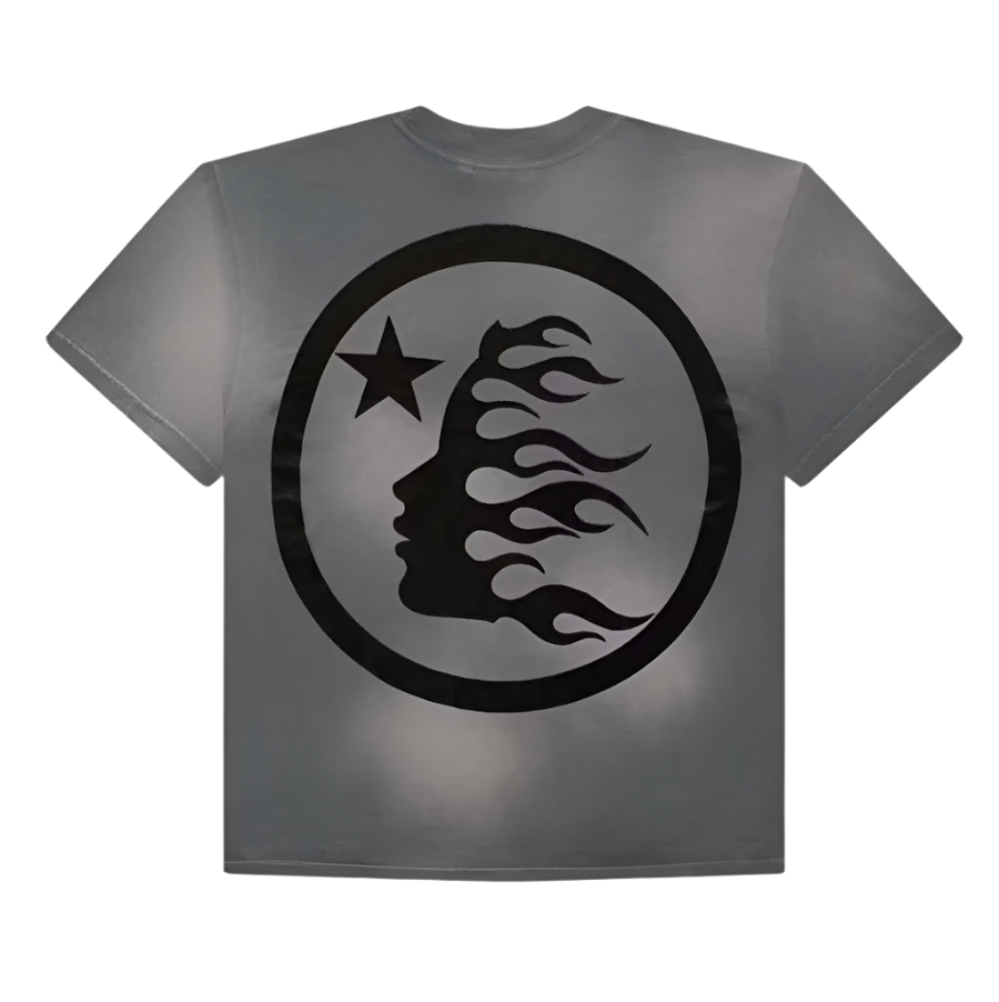 Hellstar Sports Core Logo Gel T-Shirt Grey