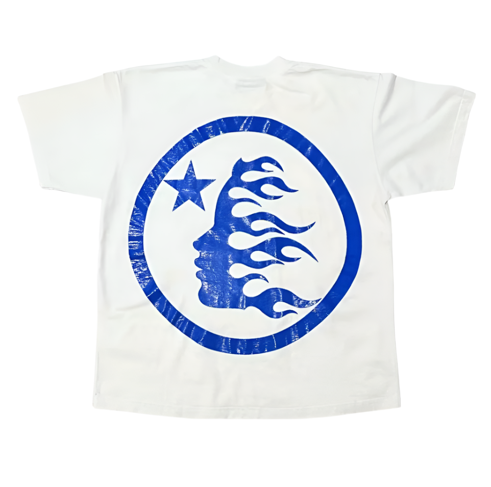 Hellstar Gel Sport Logo T-Shirt Blue