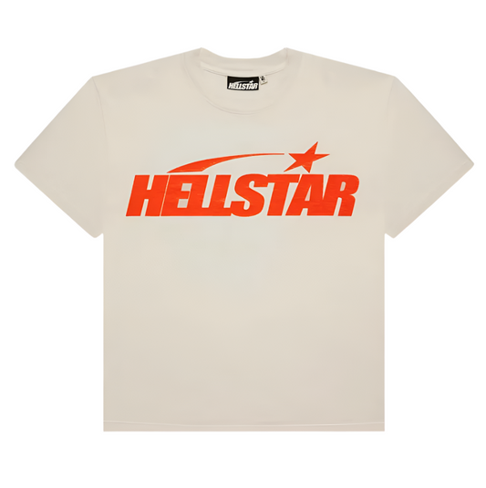 Hellstar Classic T-Shirt Regular Print Orange