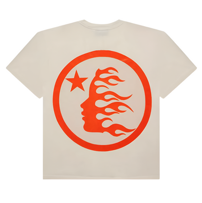 Hellstar Classic T-Shirt Regular Print Orange