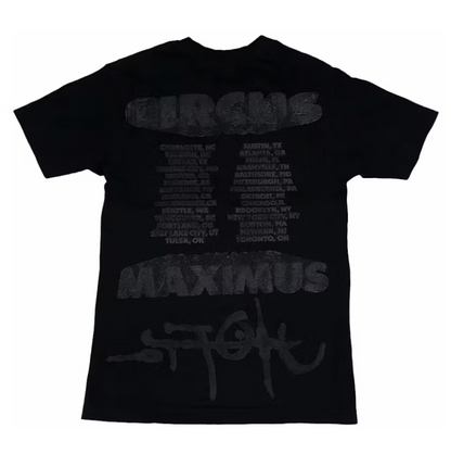 Travis Scott Utopia Circus Maximus 2023 Tour II Tee Black