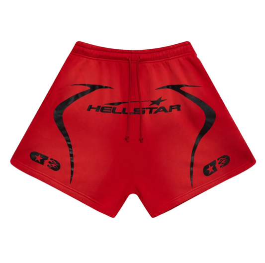 Hellstar Sports Warm Up Shorts Red