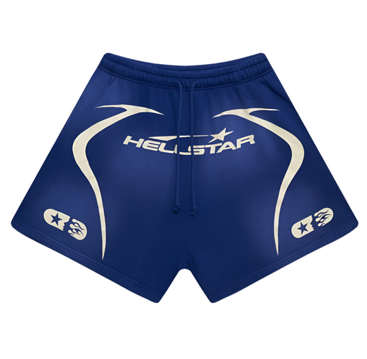 Hellstar Sports Warm Up Shorts Blue
