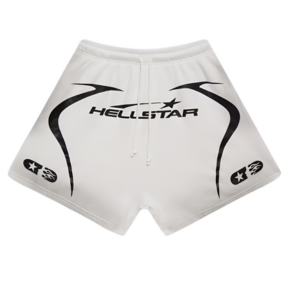 Hellstar Sports Warm Up Shorts White