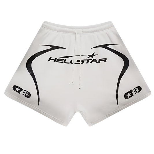 Hellstar Sports Warm Up Shorts White
