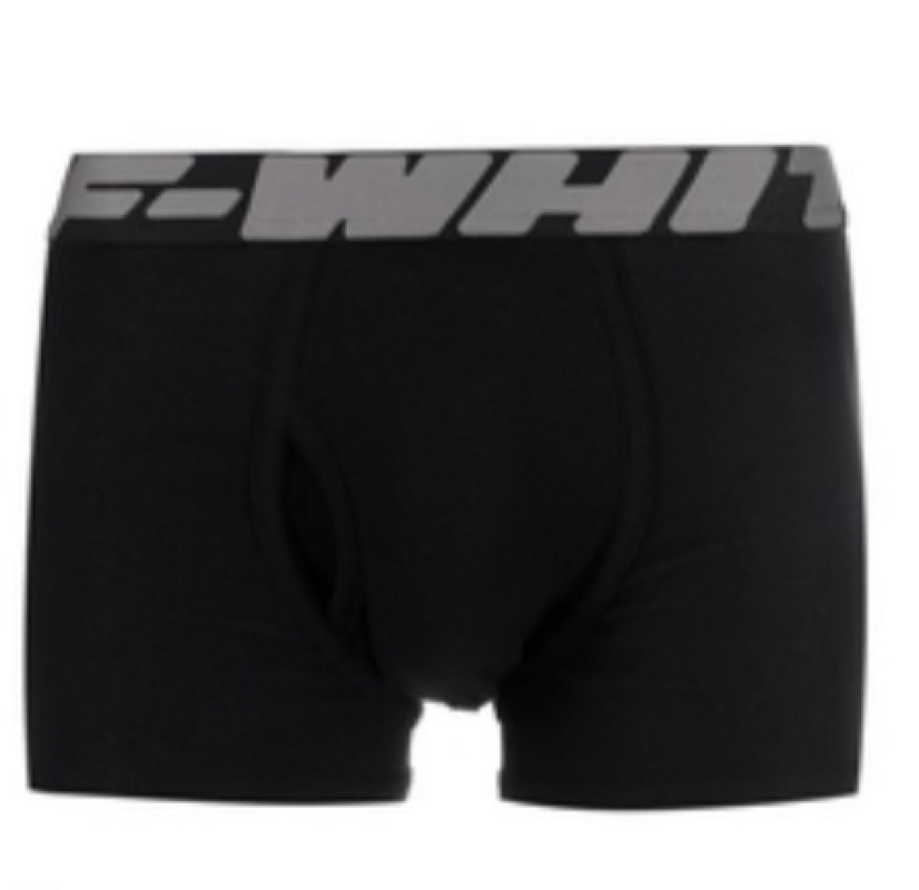 OFF-WHITE Logo Waistband Boxer 3-Pack Black/Grey