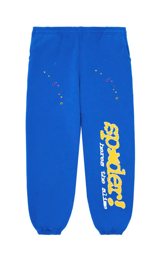 Sp5der Worldwide Sweatpants TC Blue